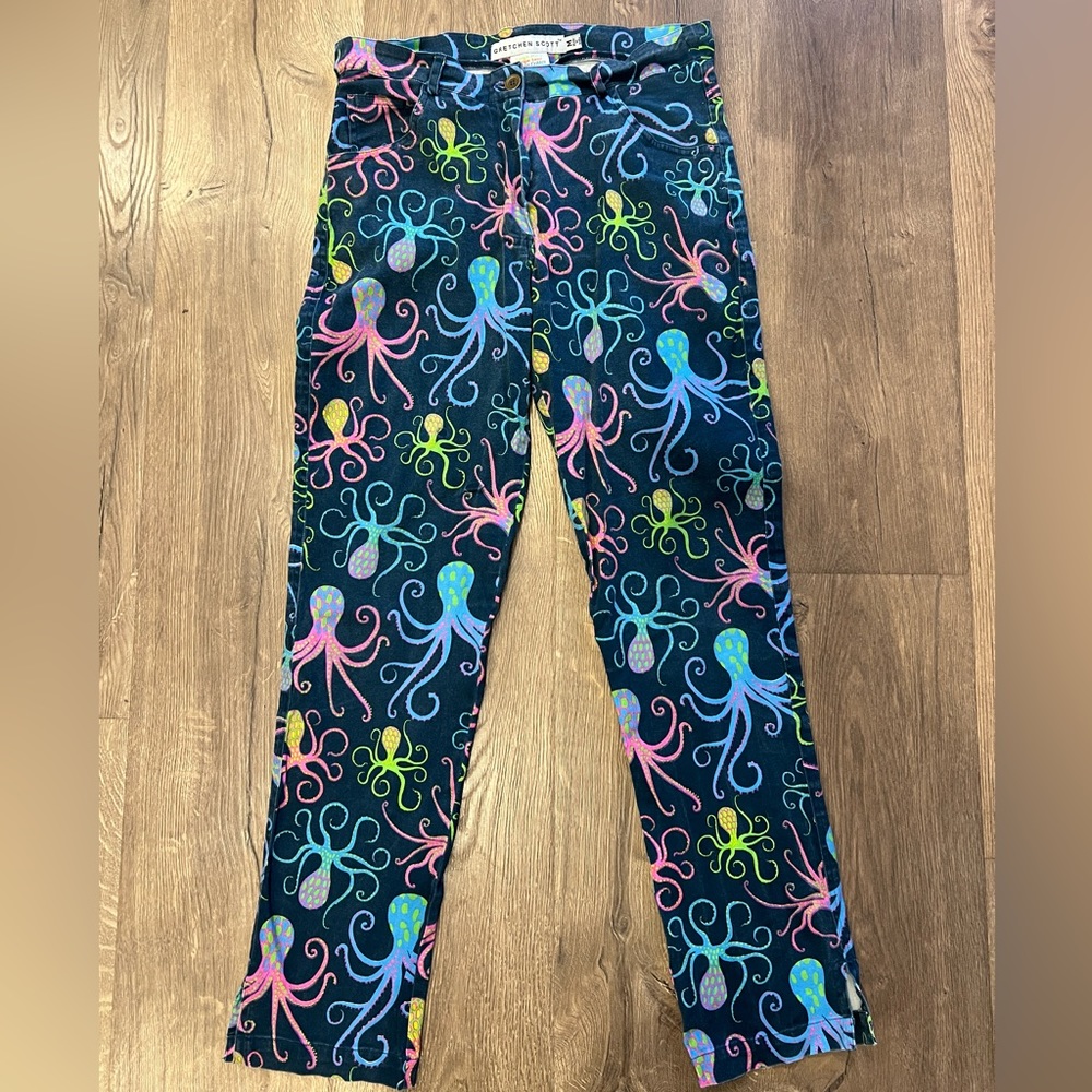Gretchen Scott octopus jeans M